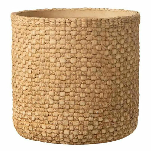 Paris Prix Cache-Pot Déco en Ciment Woven 27cm Beige