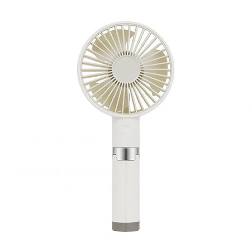 Mini Ventilateur de Trépied de Table de Chargement USB Portable pour Voyage en Plein Air blanc