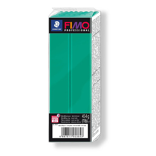 Pâte Fimo Professional 454 g Vert pur 8041.500 - Fimo