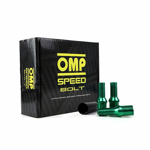 Set Vis OMP 27 mm Vert 20 uds M14 x 1,25