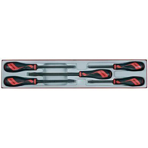 Teng Tools TTXMDTN Lot de 5 tournevis plats à impact électrique standard et de type PH