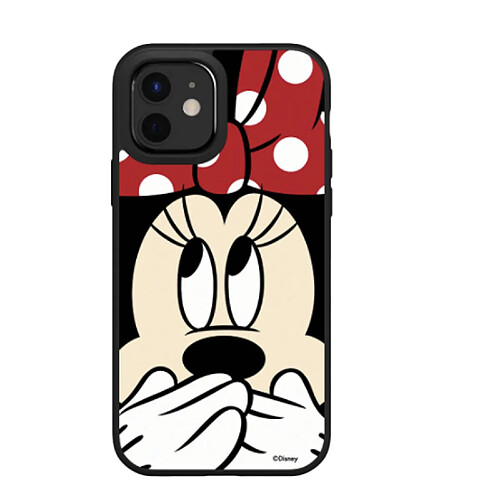 RhinoShield Coque Compatible avec [iPhone 13] SolidSuit - Housse Licence Officielle Disney avec Technologie Absorption des Chocs - Noir - Minnie