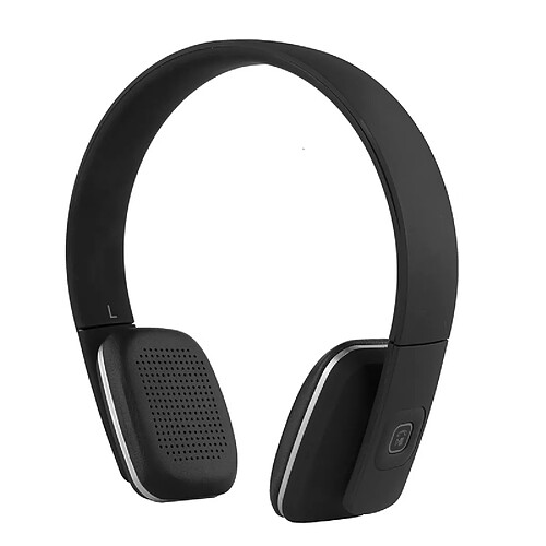 Wewoo Casque Bluetooth pour iPhone casque stéréo iPad Galaxy Huawei Xiaomi LG HTC et Smartphone Noir