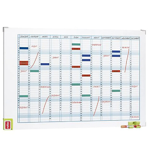 Planning magnétique annuel Nobo Performance