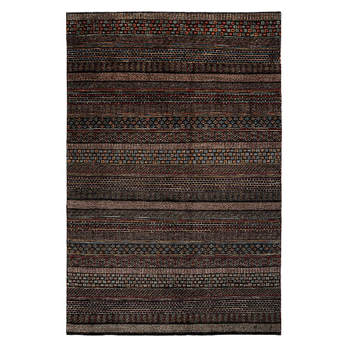 Vidal Tapis de laine 298x199 noir Juma