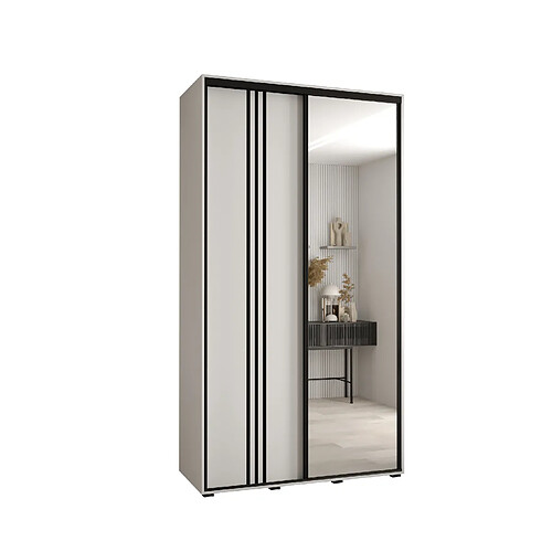 Abiks Meble Armoire DAVOS 7 À Portes Coulissantes 235,2/140/45 2 Portes