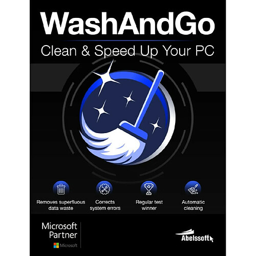 Abelssoft WashAndGo - Licence perpétuelle - 1 PC - A télécharger