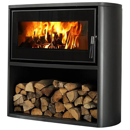 Poêle à bois 7.7kw noir - fr9010570b - SUPRA