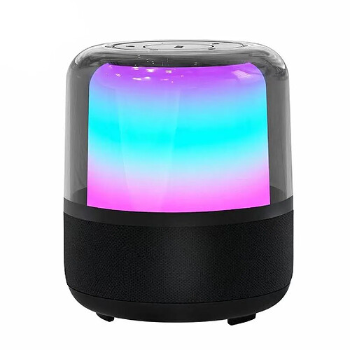 Yonis Enceinte Bluetooth 60W TWS Outdoor Lumière Colorée Son Hifi