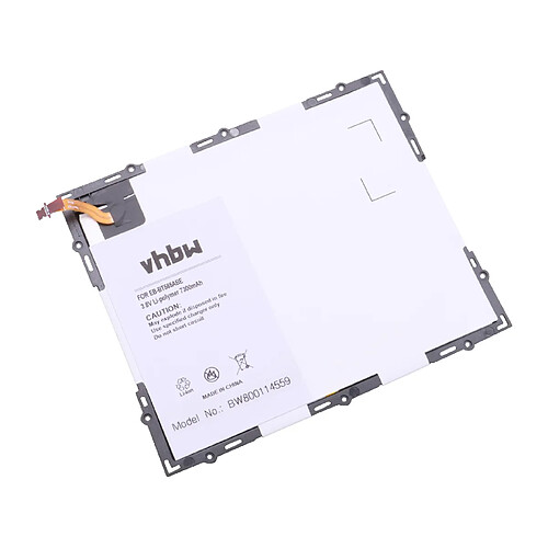 vhbw Li-Polymère batterie 7300mAh (3.8V) pour tablette tablet comme Samsung EB-BT585ABE, GH43-04628A