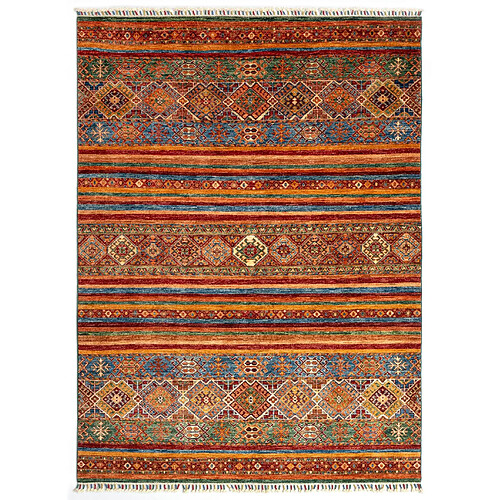 Vidal Tapis de laine 251x170 rouge Torkman