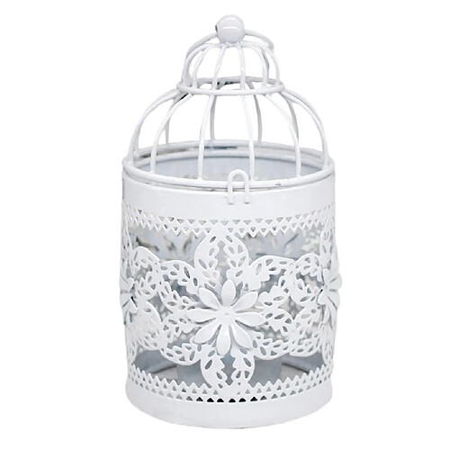 Style Européen Porte-bougie Théière En Forme De Cage à Oiseaux Galvanisée Style05