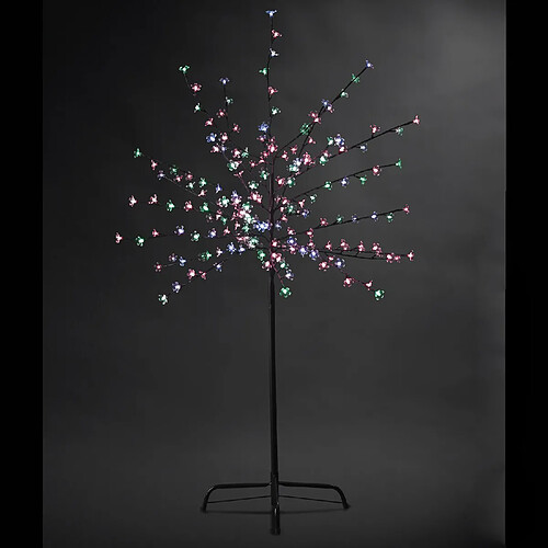 Feeric Lights And Christmas Arbre fleuri lumineux d'extérieur Prunus - 200 LED - Multicouleur