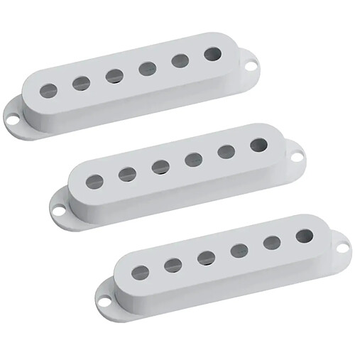 S-COVER-W-NOL Strat Cover Set White NO Logo (Lot de 3) Seymour Duncan