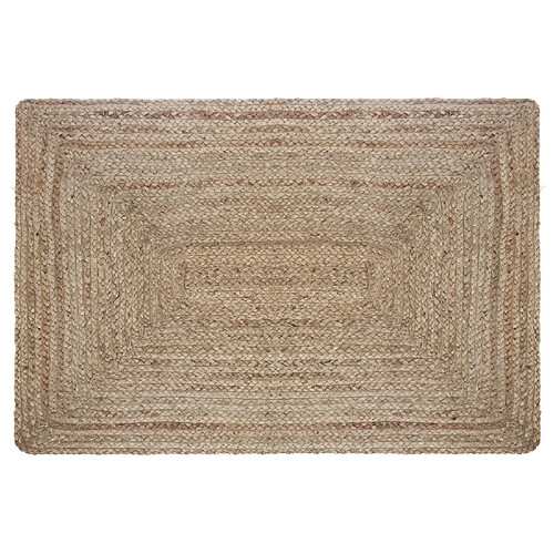 Atmosphera, Createur D'Interieur Tapis rectangulaire en jute Scandi - L. 60 x l. 90 cm - Marron