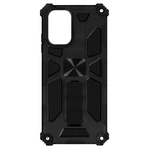 Avizar Coque Xiaomi Redmi Note 10 et Note 10s Bumper Béquille Support Magnétique Noir