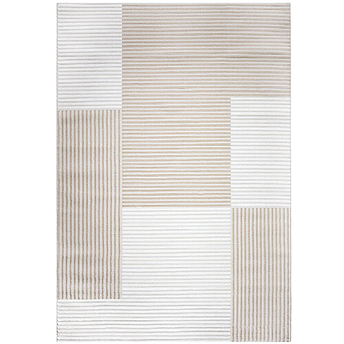 ICONIK INTERIOR Grand Tapis Design Contemporain et Moderne - Beige (290x200 cm) - Layra Beige