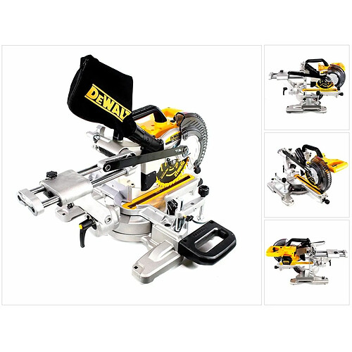 DeWalt DCS 365 N 18 V XR Scie à onglets sans fil 184 mm - sans chargeur ni batterie