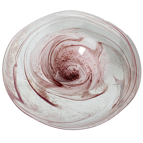 Centre de Table Alexandra House Living Rose Verre 36 x 36 x 8 cm