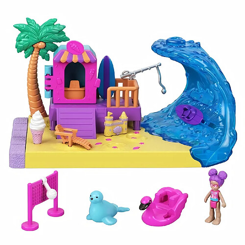 Polly Pocket Poupée Pollyville Coffret Journée Plage