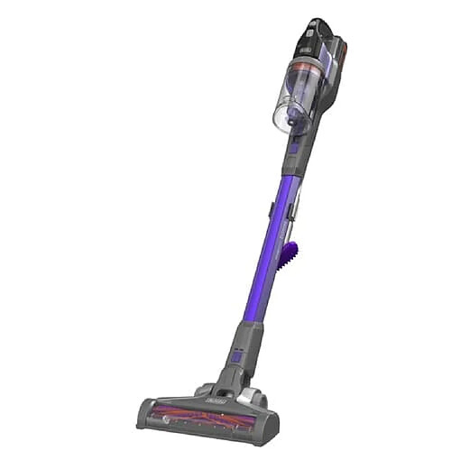 Black & Decker BDPSE1815P-QW Aspirateur Balai Sans Fil 0.65L 18V 85dB HEPA Violet