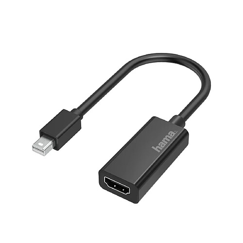 HAMA Adaptateur TV vidéo, fiche Mini-DisplayPort - port HDMI, Ultra-HD 4K