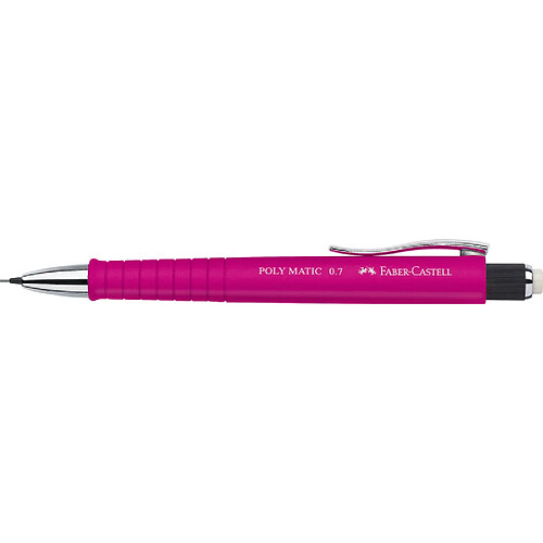 FABER-CASTELL Porte-mines POLY MATIC, rose vif ()