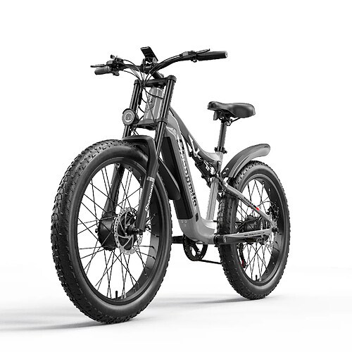 Vélos électriques Shengmilo, puissance moteur 2000W, 48V 17,5AH 840WH Vélo de montagne électrique démontable de batterie au lithium de Samsung 26*3 gros pneu