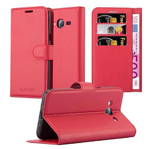 Cadorabo Coque Samsung Galaxy J3 2016 Etui en Rouge