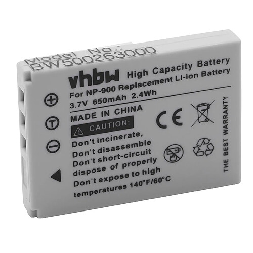 vhbw batterie compatible avec Ufo DS 5080, DS 5331, DS 5332 appareil photo APRN (800mAh, 3,6V, Li-Ion)