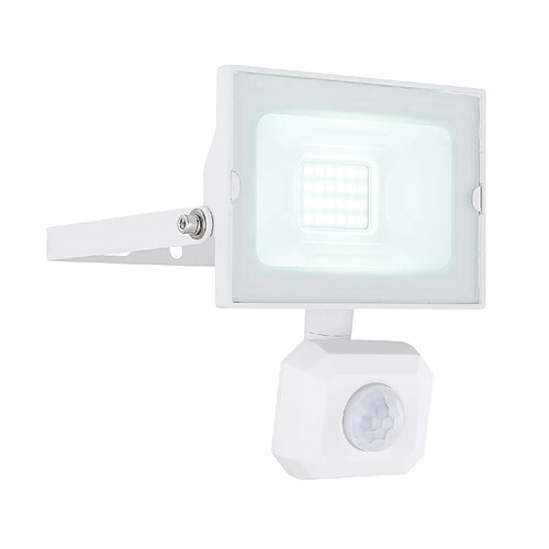 Globo Lighting Spot d'extérieur avec capteur - H. 13 cm - Blanc