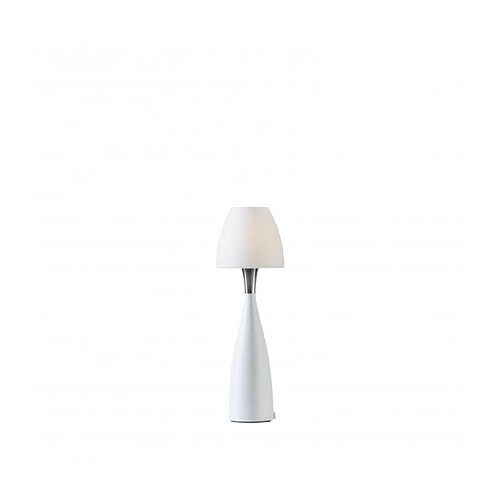 Luminaire Center Lampe de table ANEMON en Métal / Verre et Opale Diamètre 12,5 Cm