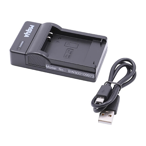 vhbw Chargeur USB de batterie compatible avec Canon Powershot A3000IS, A3100IS, A3200IS, A3300IS batterie appareil photo digital, DSLR, action cam