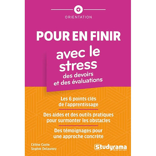 Pour en finir avec le stress des devoirs et des évaluations : boîte à outils pour les parents, les enfants, les ados · Occasion