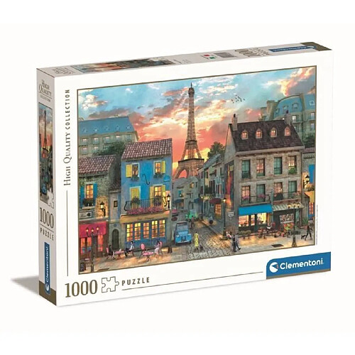 Clementoni Puzzle 1000 pièces Rues de Paris