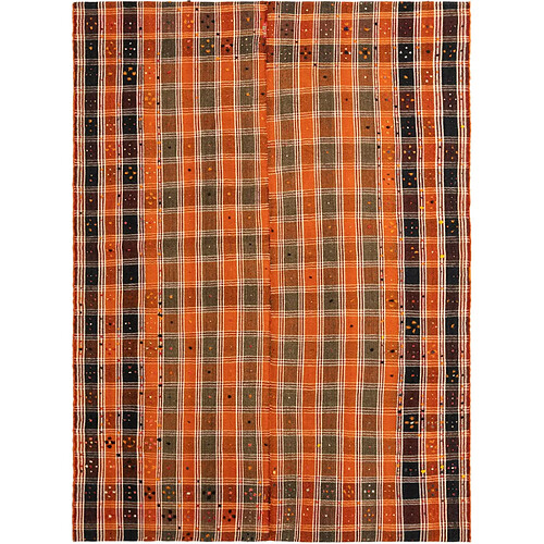 Vidal Tapis de laine 220x158 orange Jajim