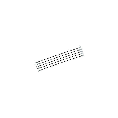 5 Lames TCT pour scie vilebrequin de carreleur 300 mm - 675061 - Silverline