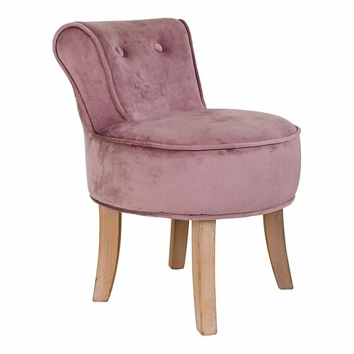 Banquette Alexandra House Living Rose Velours Caoutchouc 46 x 58 x 45 cm