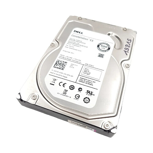 Seagate Technology Disque Dur 500Go SATA 3.5 Seagate DELL Constellation ES ST500NM001 25mm 7200rpm 64Mo 0C3YJM · Reconditionné