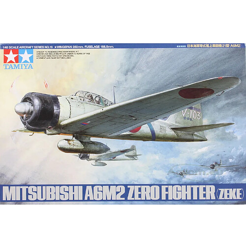 Tamiya Maquette avion : A6M2 Type21 Zero Fighter (ZEKE)