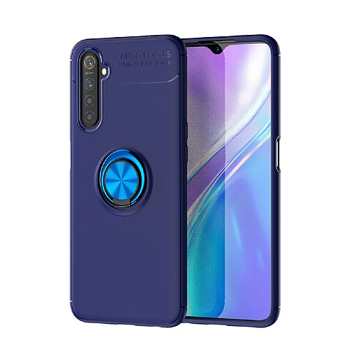 Coque en TPU avec béquille bleu pour votre Realme 6