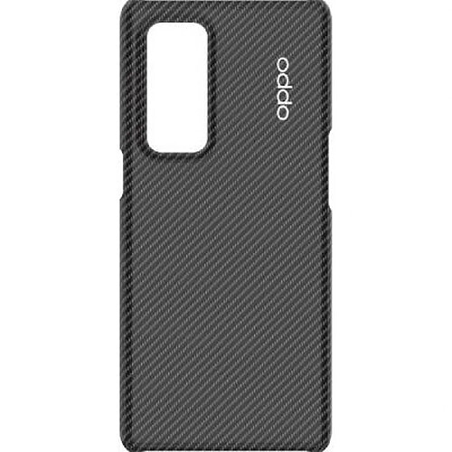 Oppo Coque pour Oppo Find X3 Neo Rigide Kevlar Noir