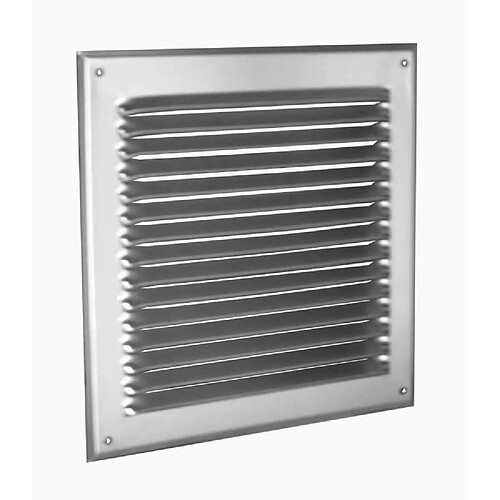 Unelvent grille de prise d'air aluminium 290x290mm