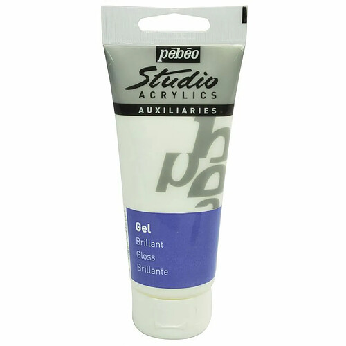 Pebeo Gel brillant pour préparation de peinture acrylique - 100 ml