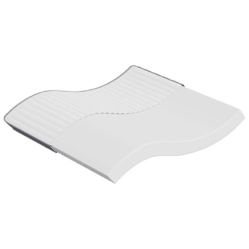 vidaXL Matelas en mousse moyennement doux 180x200 cm