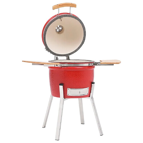 vidaXL Barbecue à fumoir Kamado Céramique 81 cm