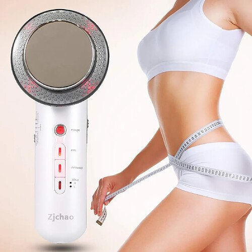 3 En 1 Appareil de Massage Amincissant Massage Anti-Cellulite Visage Et Corps Ultrasons Micro-Courants Cavitation Infrarouge Pour La Perte De Graisse et Combattre La Cellulite (01#)