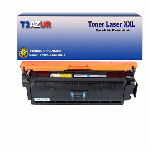 T3AZUR - Toner compatible avec Canon 040 H pour Canon LBP-710Cx, LBP-712Cdn, LBP-712Cx Cyan - 10 000p