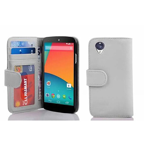 Cadorabo Coque LG Google NEXUS 5 Etui en Blanc