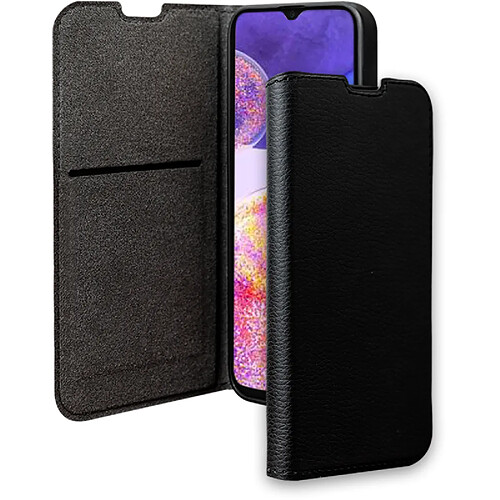 Bigben Etui Folio Wallet noir pour Samsung Galaxy A23 5G - 65% Plastique recyclé Certifié GRS